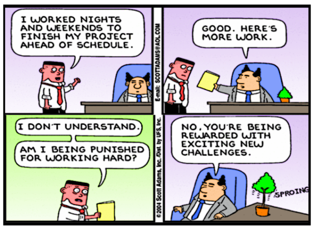 I suspect Scott Adams spied on me before inking this strip.